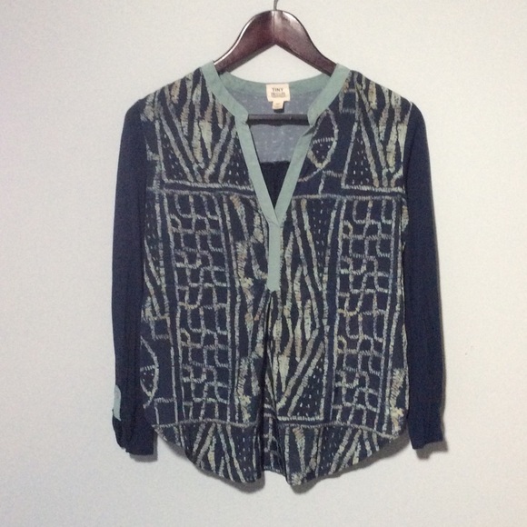 Anthropologie Tiny Orion Mixed Henley - Picture 4 of 7